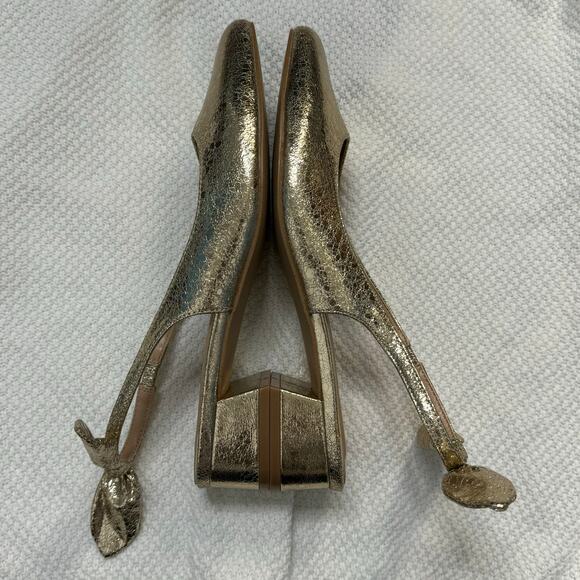 BCBGeneration Women's Torna Ballet Flats Metallic Size 8 - Picture 2 of 8